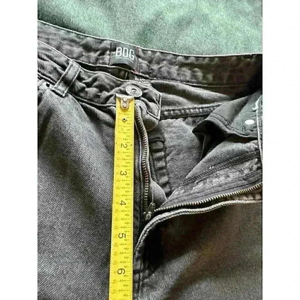 BDG black Jeans size 28 urban outfitters high waisted mom style wide leg - Picture 7 of 12
